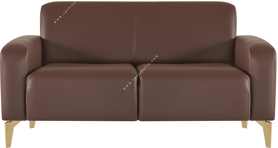 barnas gold metal detaylı ikili kanepe