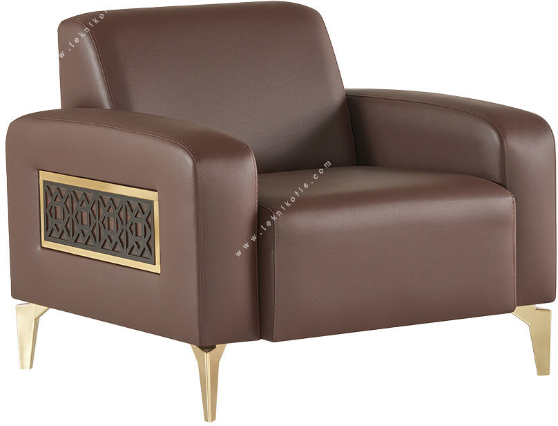 barnas gold metal detaylı tekli kanepe