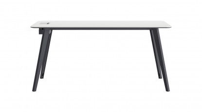 blader dekoratif metal ayaklı personel masası 140x70cm