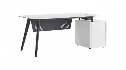 blader etajerli ofis masası