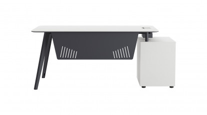 blader etajerli ofis masası