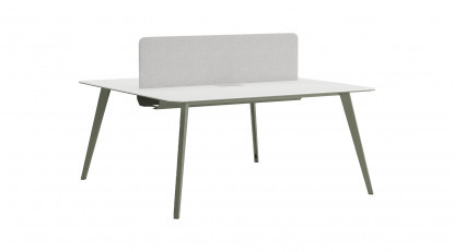bladerwork tasarım metal dört ayaklı ikili workstation 160cm