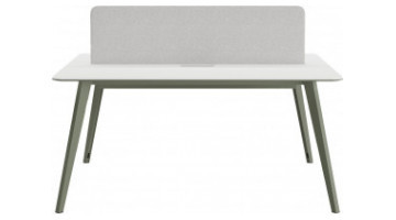 bladerwork tasarım metal dört ayaklı ikili workstation 180cm
