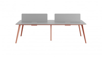 bladerwork tasarım metal dörtlü workstation 240cm