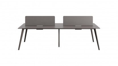 bladework metal dört ayaklı dörtlü workstation 280x140cm
