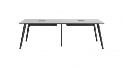 bladework metal dört ayaklı dörtlü workstation 280x140cm