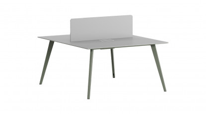 bladework metal dört ayaklı ikili workstation 120cm