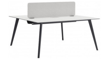 bladework metal dört ayaklı ikili workstation 120cm