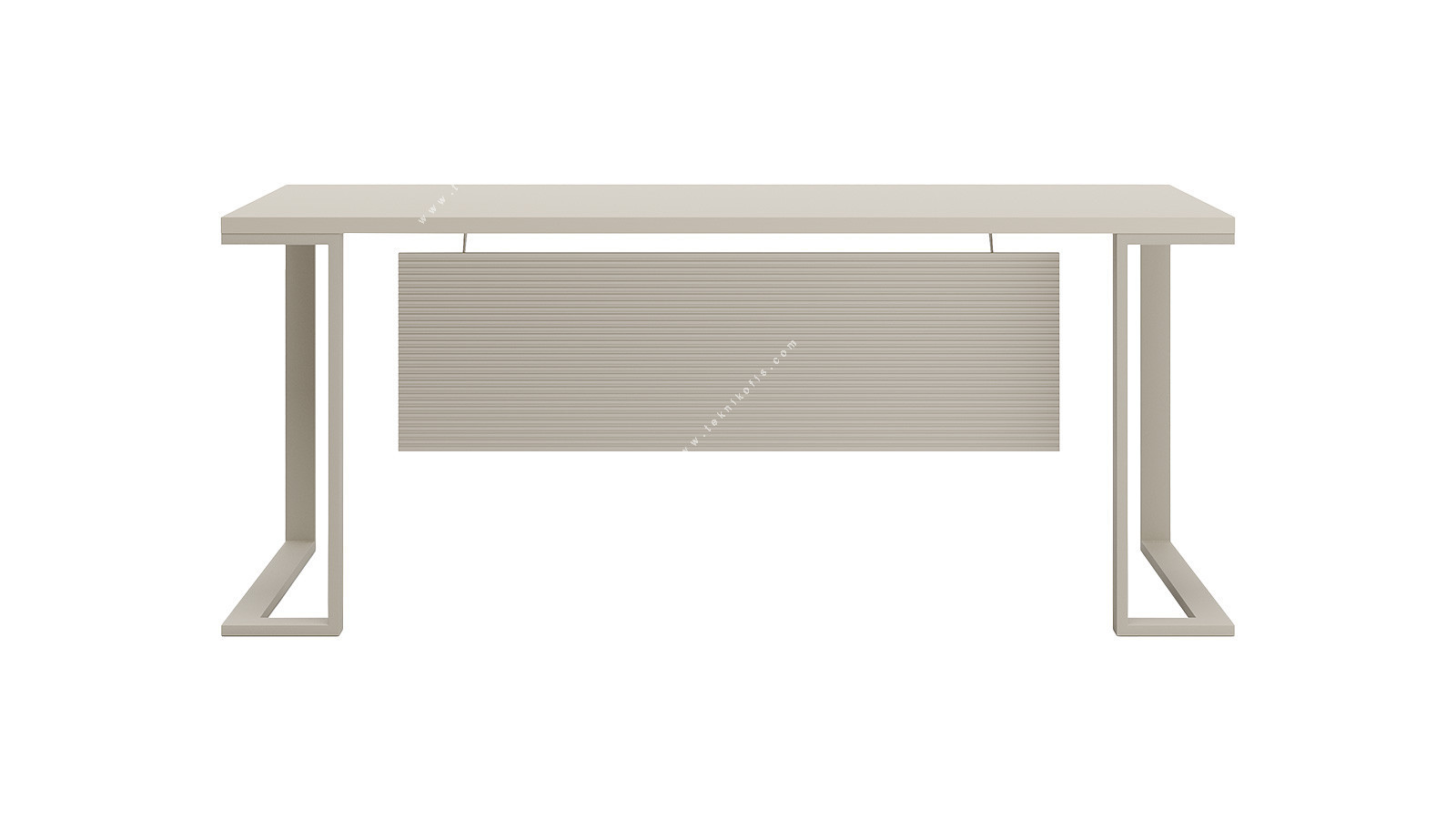 bondo çift ayaklı masa 180cm