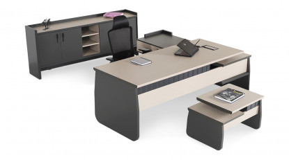 borin işlevsel ahşap makam takımı 200cm