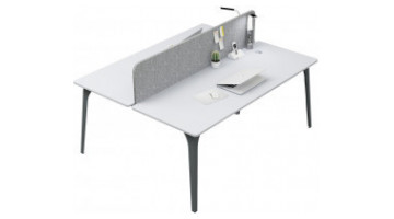 centrawork kumaş seperatörlü ikili çalışma masası 160cm