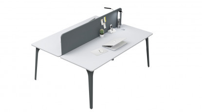 centrawork melamin seperatörlü ikili çalışma masası 140cm