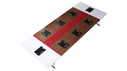 connex dekoratif renkli toplantı masası