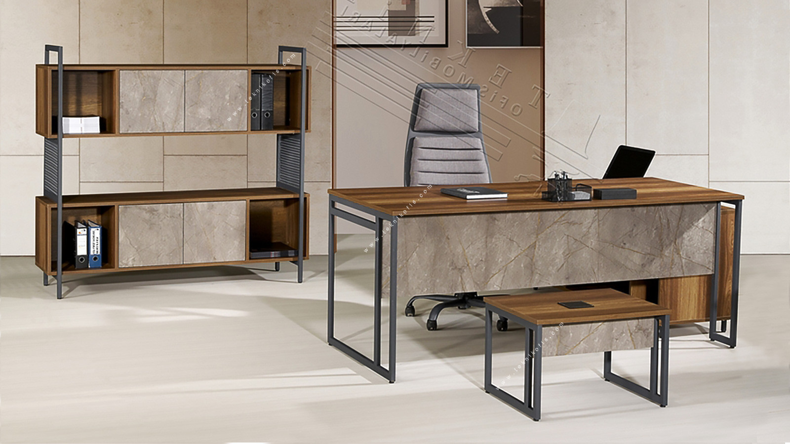 consider metal ayaklı ara yönetici takımı 200cm