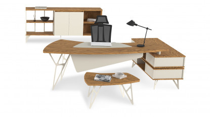 coralplus etajerli yönetici takımı 265cm