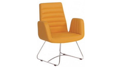 corvessa krom tel ayaklı misafir koltuğu