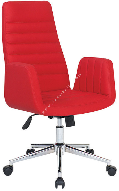 corvessa krom yıldız ayaklı müdür koltuğu