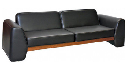 craton ahşap detaylı üçlü kanepe