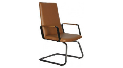 dentra siyah boyalı kol u ayak misafir koltuğu