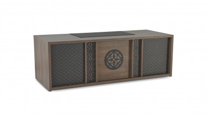 elevon motifli yönetici çalışma masası