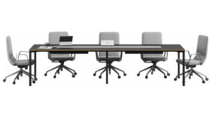 exelis ahşap modern dikdörtgen toplantı masası 320cm