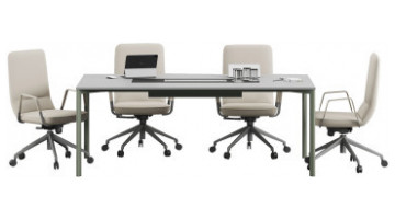 exelis ahşap modern toplantı masası 200cm