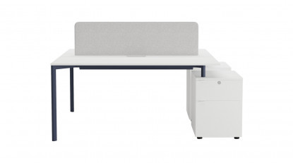 exeliswork etajerli ikili çalışma masası