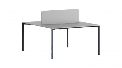 exeliswork metal dört ayaklı ikili workstation 120cm