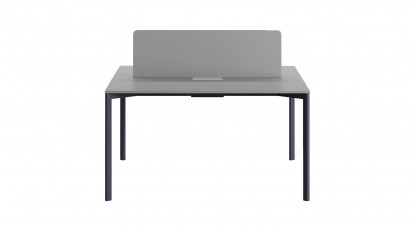 exeliswork metal dört ayaklı ikili workstation 120cm