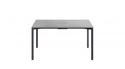 exeliswork metal dört ayaklı ikili workstation 140x140cm
