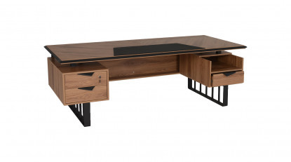 fante şık metal detaylı yönetici masası