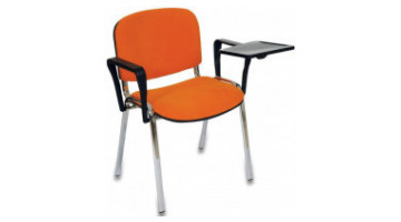 Form Krom Sandalye Çift Kollu Yazı Tablalı