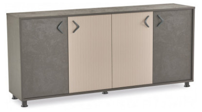 garneta ahşap modern yönetici dolabı