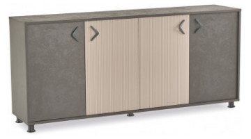 garneta ahşap modern yönetici dolabı