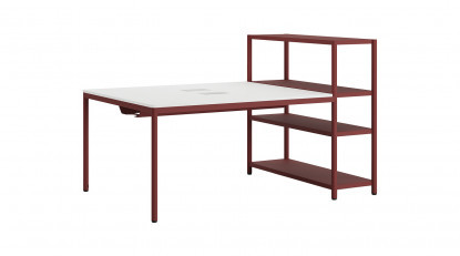 jala kitaplıklı ikili çalışma masası 160cm