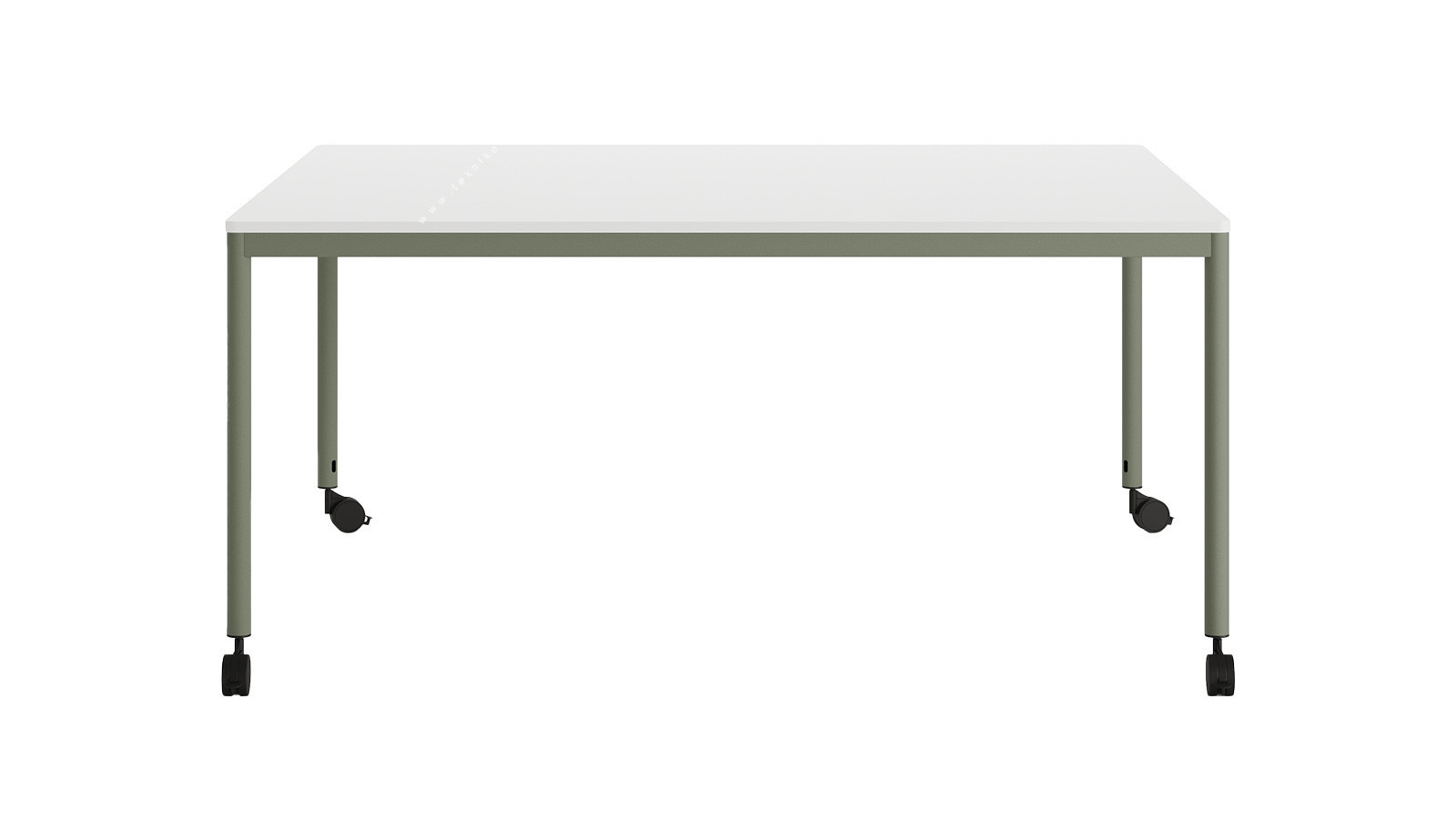 jala tekerlekli ikili çalışma masası 120cm