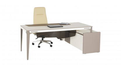 lestonplus etajerli ahşap yönetici masası 230cm