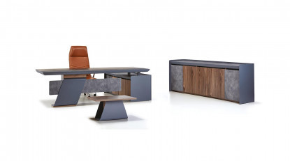 lonera metal ayaklı modern yönetici ofis mobilyası