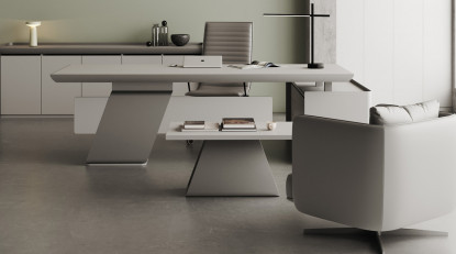 lonera metal ayaklı modern yönetici ofis mobilyası