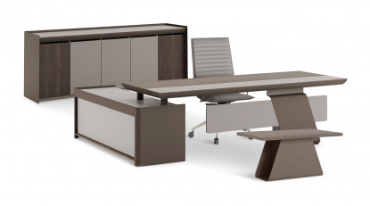 lonera metal ayaklı modern yönetici ofis mobilyası