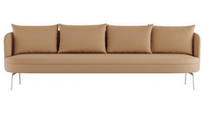 lotera metal ayaklı dörtlü kanepe