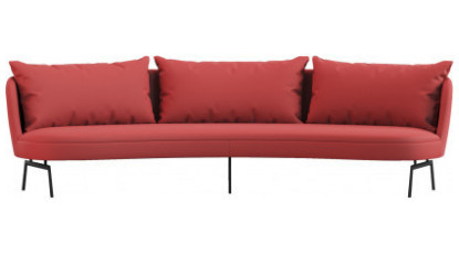 lotera minderli oval tasarım ikili kanepe
