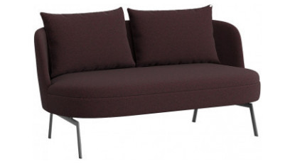 lotera modern metal ayaklı ikili kanepe