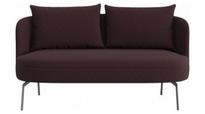 lotera modern metal ayaklı ikili kanepe