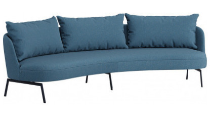 lotera oval dekoratif üçlü kanepe