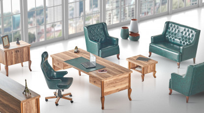 louis ahşap yönetici takımı