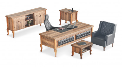 louis ahşap yönetici takımı