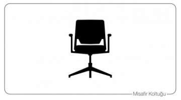 low minimal yıldız ayak misafir koltuğu