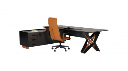 lowy modern tasarım ayaklı yönetici masası