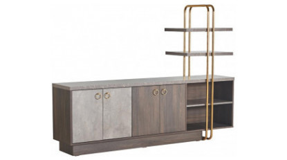 marcelin metal raf detaylı dolap